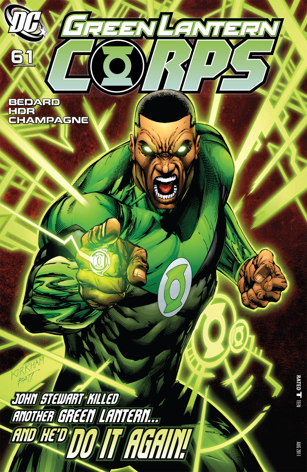 Green Lantern Corps #61 (DC, 2011 — Cover A) cover